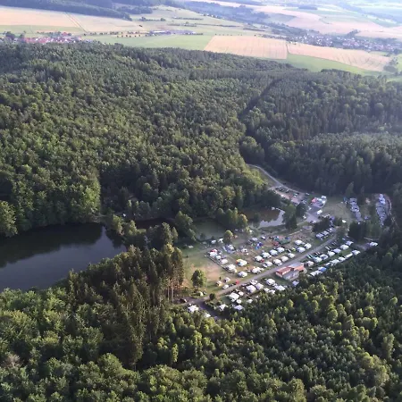 Ferienhaus direkt am Badesee Bungalow 11 Schönsee Urnshausen Exterior foto
